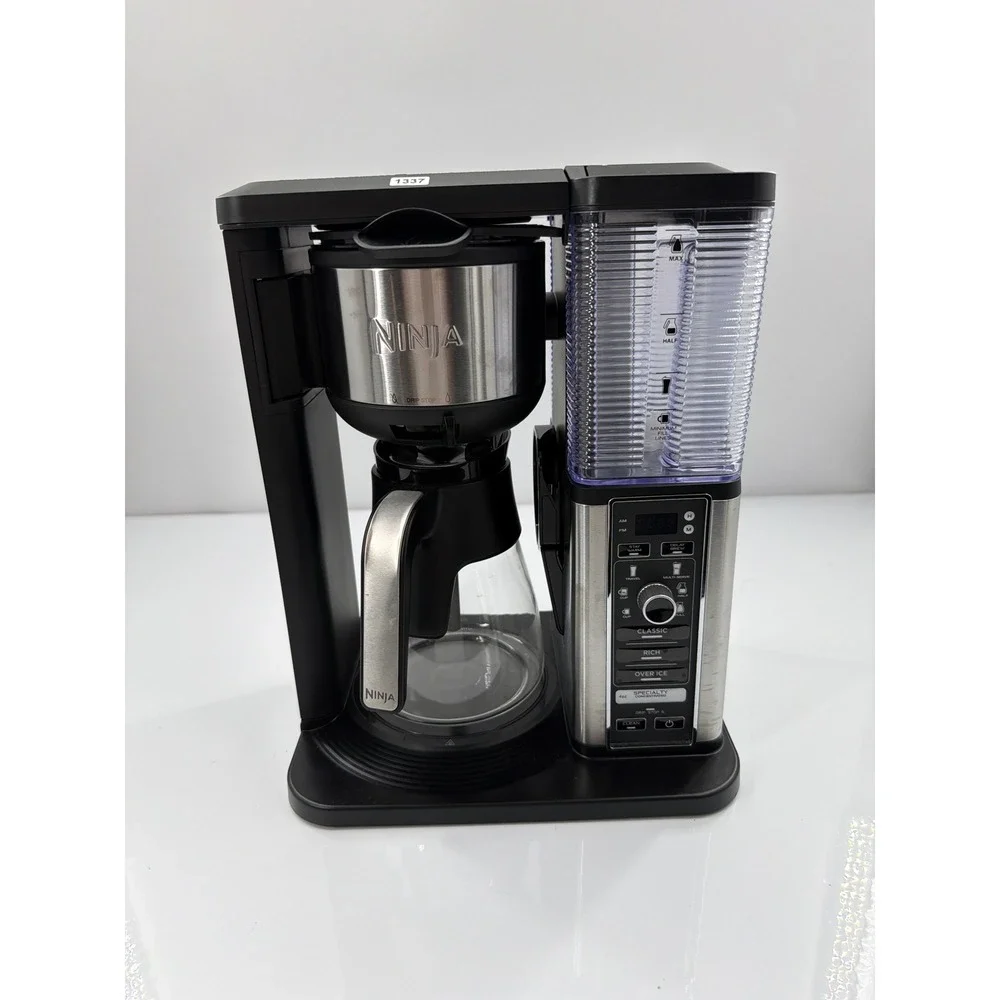 Ninja Specialty Coffee Maker CM401 Black‎ Stainless Steel 10 Cup Glass Carafe